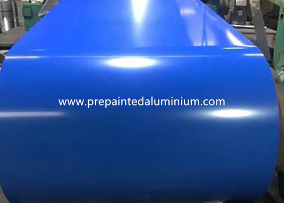 0.4mm 1250mm 3000 سری آلومینیوم پوشانده رول آبی مورد استفاده در پانل سقف