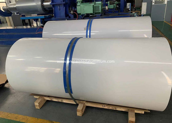 2000mm Ultra-Wide Alloy 5052 H46 High Glossy White Color Coated Aluminum Coil Used For Van & Truck Box Making