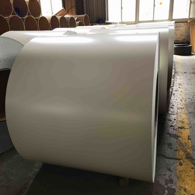 ASTM 0.0209 اینچ ضخامت 3003 H24 دوام بالا آلومینیوم پوشش سفید و سبز با PE / PVDF پوشش