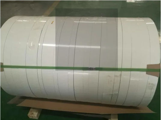 پوشش PE براق سفید 0.76 میلی متر H26 آلومینیوم رنگ آمیزی شده