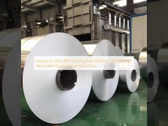 آلیاژ آلومینیوم 8011 ورق EcoTray (0.05mm/1300mm) برای سینی های غذایی سریع یخچال قابل بازیافت