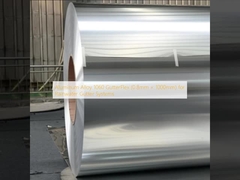 ناودانی آلومینیومی آلیاژ 1060 GutterFlex (0.8mm × 1000mm) برای سیستم‌های ناودانی آب باران