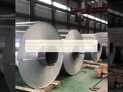 آلیاژ آلومینیوم 3003 فویل آلومینیوم برای ساخت ظروف غذا، ضخامت 0.4-0.8 میلی متر، عرض قابل تنظیم (تحمل)، پوشش پلی اتیلن مقاوم در برابر روغن