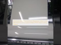 پانل پرده ای آلیاژ آلومینیوم 5754 آلیاژ آلومینیوم-منیزیم (1.2 میلی متر | عرض سفارشی | سیستم پوشش سه گانه PVDF)