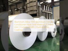 مواد هیت سینک تهویه مطبوع آلیاژ آلومینیوم 1100 فویل آلومینیوم (0.1-0.15 میلی متر | عرض سفارشی | پوشش آبگریز)