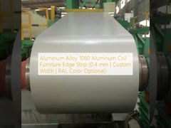 نوار لبه مبلمان آلیاژ آلومینیوم 1060 کویل آلومینیومی (0.4 میلی متر | عرض سفارشی | رنگ RAL اختیاری)