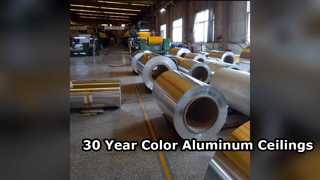 ورق های سقف آلومینیومی بادوام 30 ساله رنگ