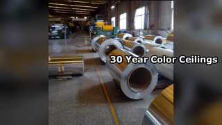 پانل های سقف آلومینیومی رنگی 30 ساله
