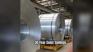 ورق های سقف آلومینیومی بادوام 30 ساله رنگ