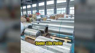 محلول سینک حرارتی ال ای دی کویل 1060 آلومینیومی