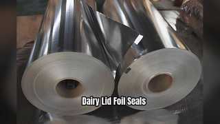 فویل آلومینیومی حرفه ای برای درب نوشیدنی های لبنی
