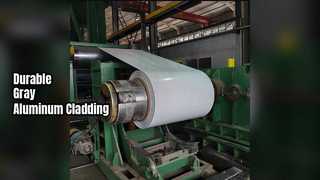 کویل آلومینیومی برای دیوارهای پرده 1.2 میلی متر خاکستری