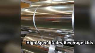 8011 فویل آلومینیوم درب نوشیدنی لبنیات مهر و موم تازگی