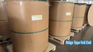 سیم پیچ فویل نواری 0.10 میلی متری 45 میلی متر عرض آلومینیوم از پیش رنگ شده