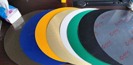 آلیاژ1100 0.60 PE رنگ رنگ پوشش آلومینیوم دایره برای تولید مواد غذایی ظرف های پخت و پز