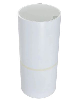 رنگ سفید / سفید پوشش آلومینیوم Trim Coil 24 x 50 اینچ x 100 فوت استفاده می شود برای سقف و سایدینگ نصب اهداف