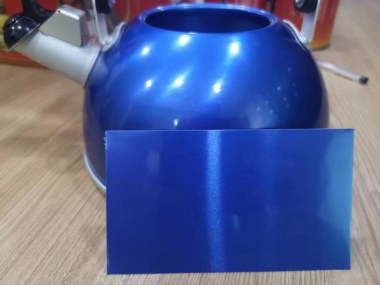 Alloy1060 Temper O 0.80mm ضخامت 460mm قطر دیسک های آلومینیومی رنگ شده با براق بالا دایره های آلومینیومی برای ساخت ظروف پخت و پز
