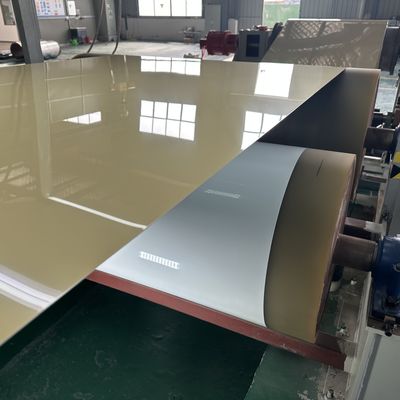رنگ پوشیده آلومینیوم رول پیش پوشیده آلومینیوم صفحه تخت رنگ پوشش آلومینیوم Flatstock