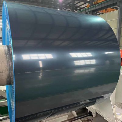 آلیاژ 3003 Ral 7047 PVDF ورق آلومینیوم لاکی 0.75 میلی متر X 48 اینچ کویل آلومینیومی از پیش رنگ شده برای دیوار پرده