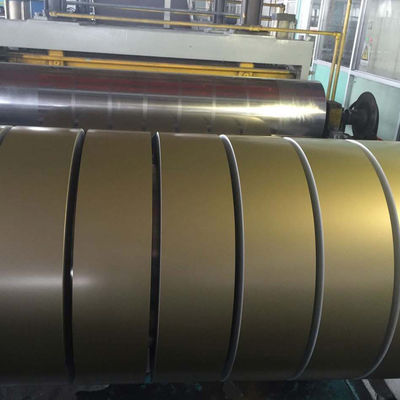 آلیاژ3105 0.25*173mm ضد خراش PE رنگ آلیمونیوم پیش رنگ شده برای ساخت پرده درب