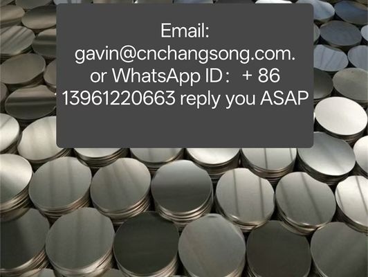 A3003 0.6mm-1250mm دیسک های آلومینیومی دایره های مقاوم در خوردگی آسان برای پردازش قدرت بالا