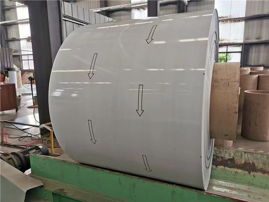 3005 H47 0.4MM طوسی آلومینیومی رنگ پوشیده از رنگ برای سقف فلزی