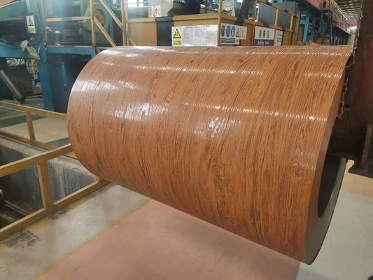 1100 H24 0.6mm خشکی دانه های آلومینیوم ورق پیش رنگ برای تزئینات مواد درب