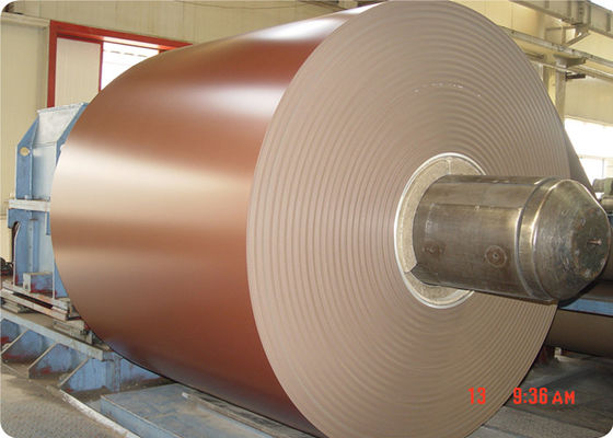 آلیاژ 1050 H18 0.35mm X 1220mm رال رنگ پوشش ورق آلومینیوم برای تولید ACP - آلومینیوم پلاستیک پنل ترکیبی