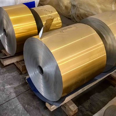 پلی استر لاک AA8011 O ضخامت 0.08-0.11mm برای عایق سقف ساختمان استفاده می شود