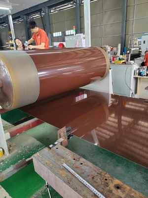 کویل آلومینیومی پیش رنگ شده AA3003 H24 1.5MM برای لامپ ها و انرژی خورشیدی