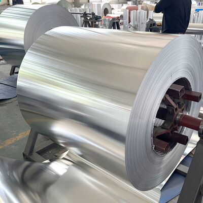 ورق آلومینیوم رنگ پوشیده شده 0.01-0.08mm آلیاژ 8011/8079 با مقاومت UV