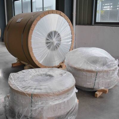 0.027' x 11.75' 15' رنگ آلیاژ گیتر کویل پوشش پلی استر سفید برای سیستم برداشت آب باران