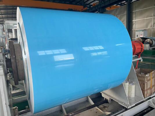 PE / PVDF پوشش داده شده از قبل رنگ آلیومینیوم با رنگ های سفارشی برای کاربردهای معماری