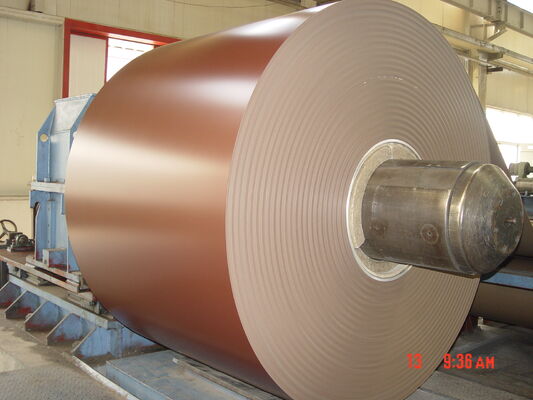 فلوروکربن سه لایه رنگ آلیومینیوم 5052 آلیاژ در طلای شامپاین فلزی سفارشی