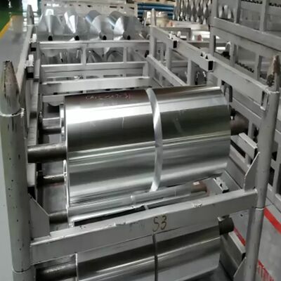 آلیاژ آلومینیوم 8011 فویل آلومینیوم برای ظروف نیمه سخت | ضخامت 0.04-0.15 میلی متر | عرض 100-1200 میلی متر | روغن کاری شده یا ساده